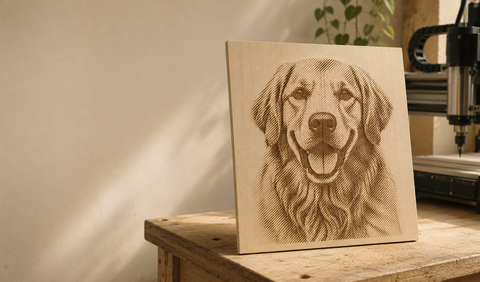 How to Carve a Photo Into Wood With a CNC